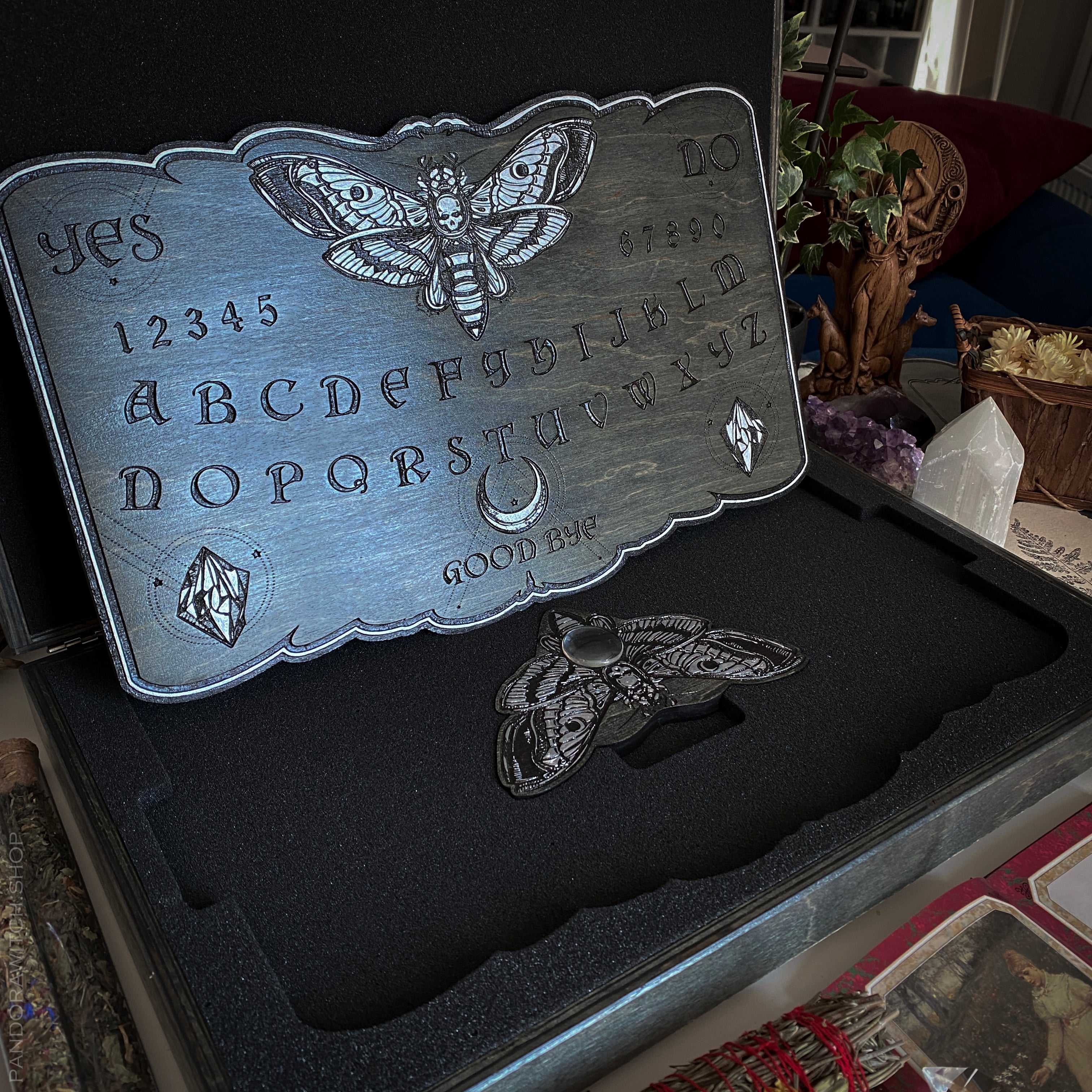 Spiritual Gift set - Ouija Board and Box - Custom