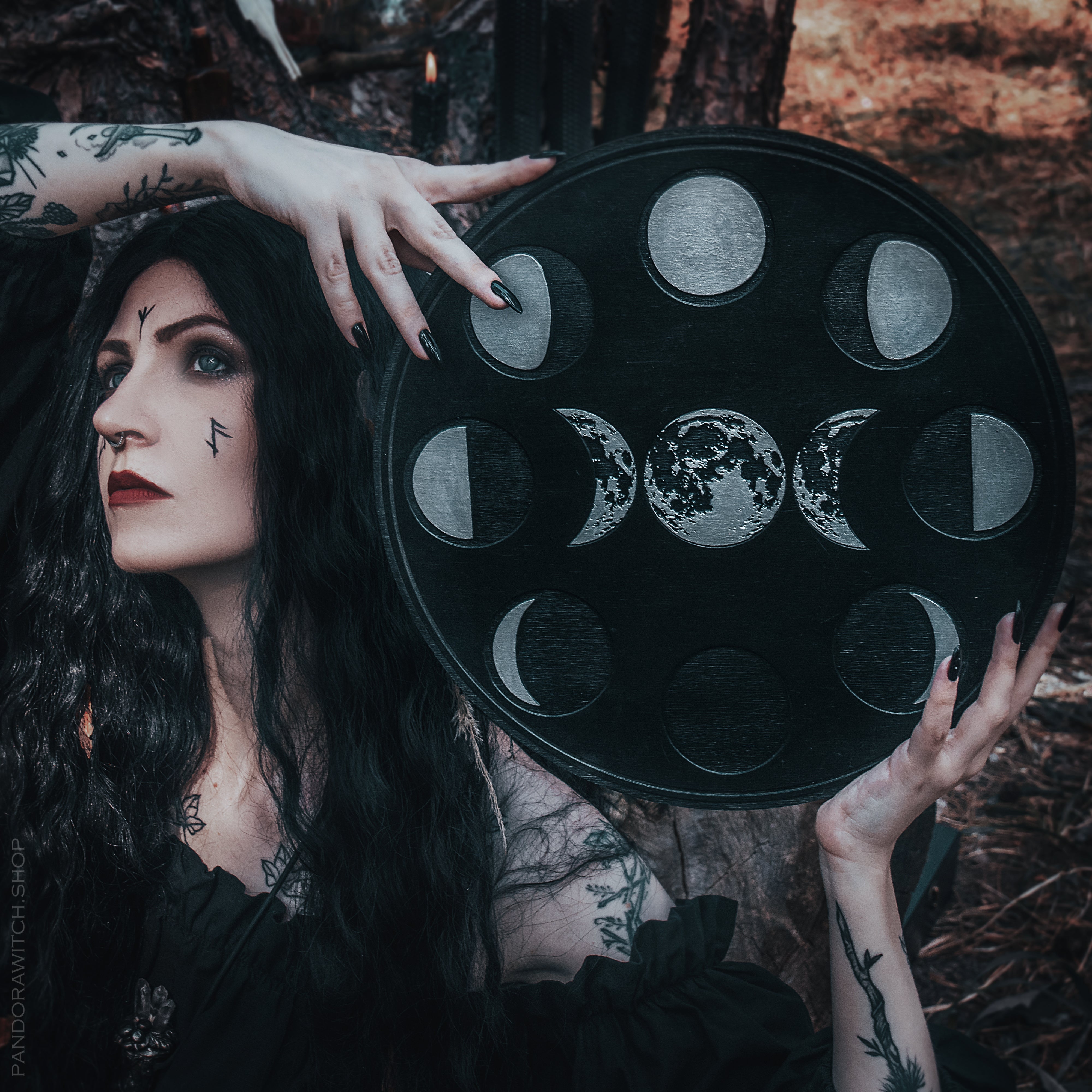 Moon cycle - Altar pentacle - SS