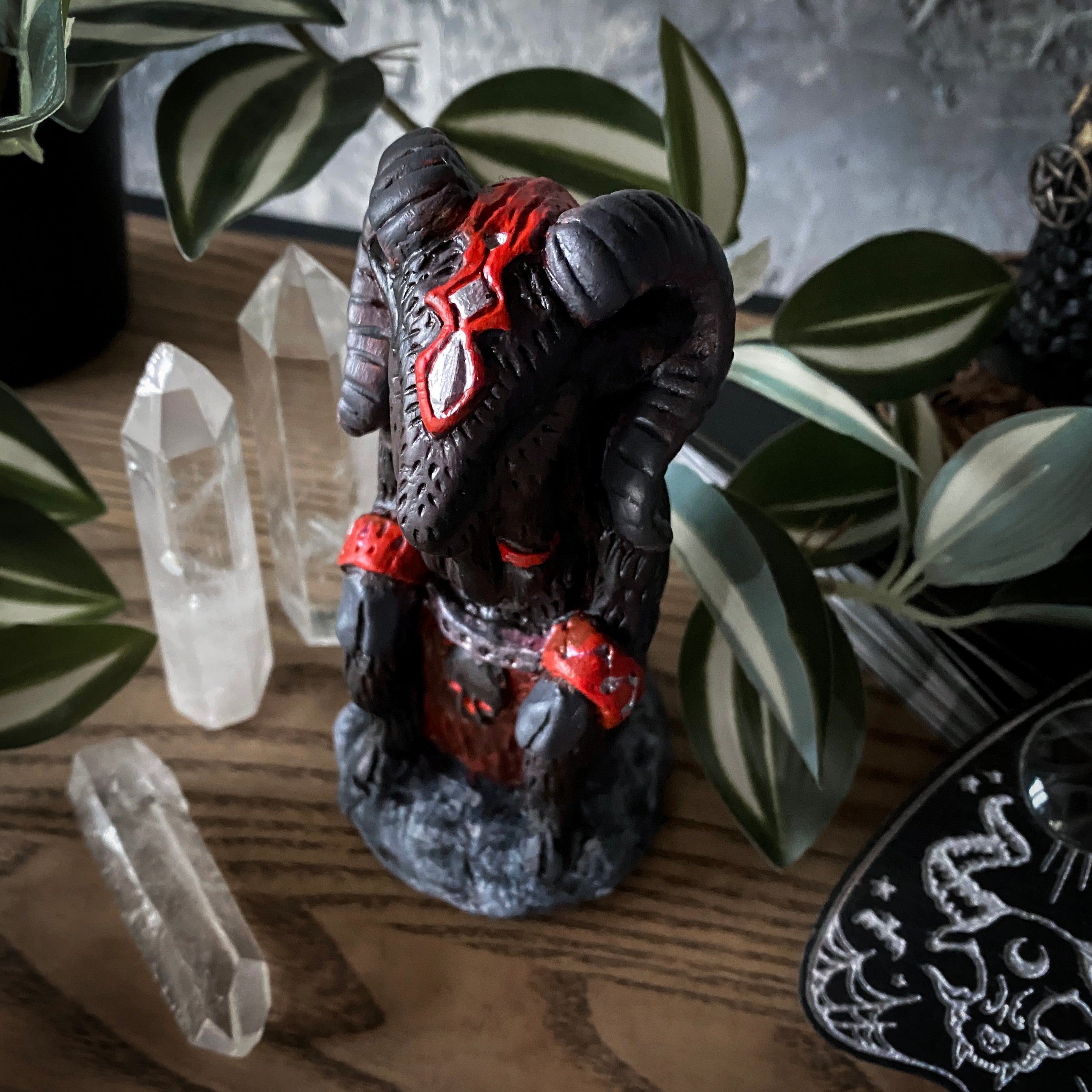 Totem Figure - Black Goat