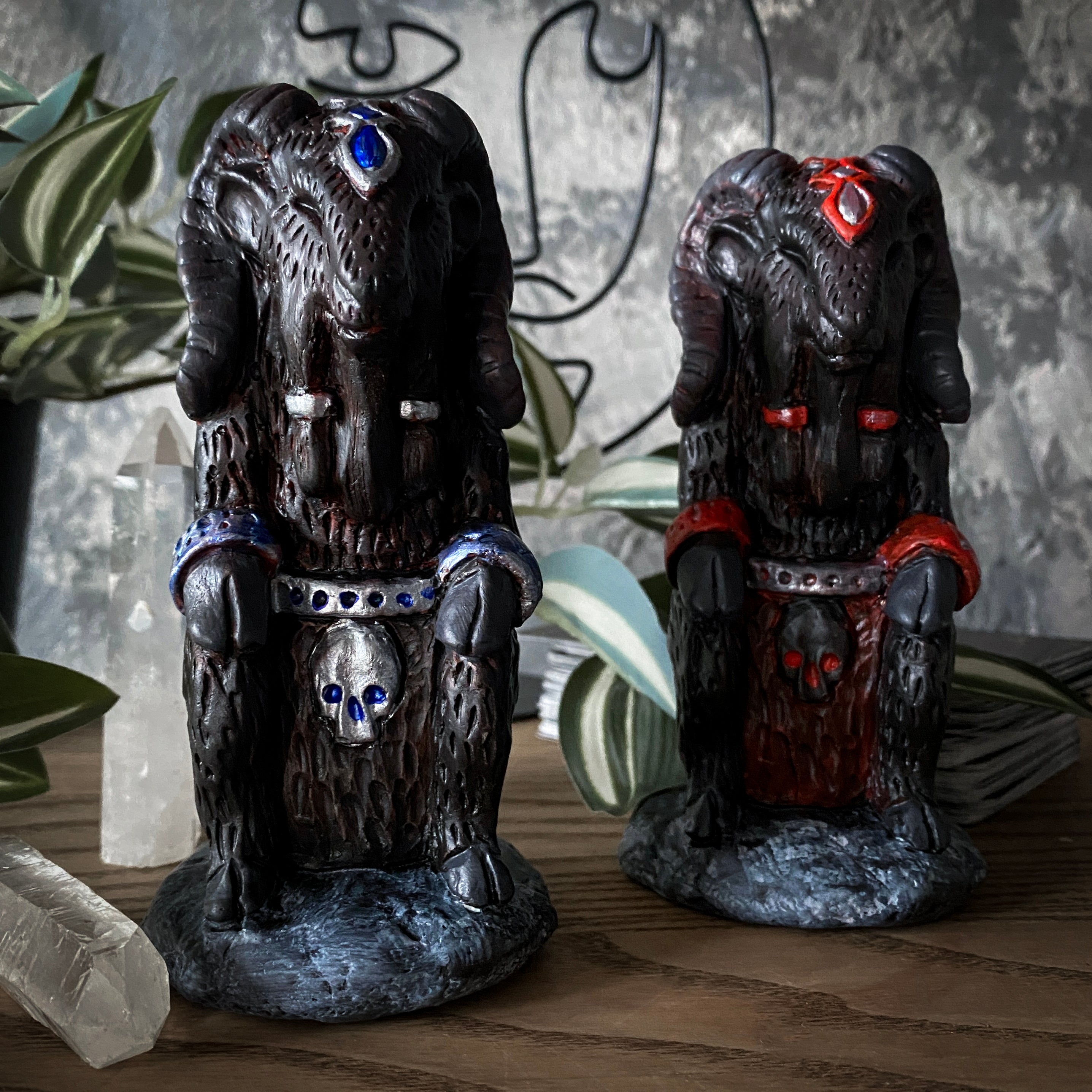 Totem Figure - Black Goat