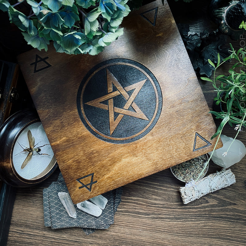 GARVALON Mini Altar Bell Table top Decor Metal Trim Witch Bells