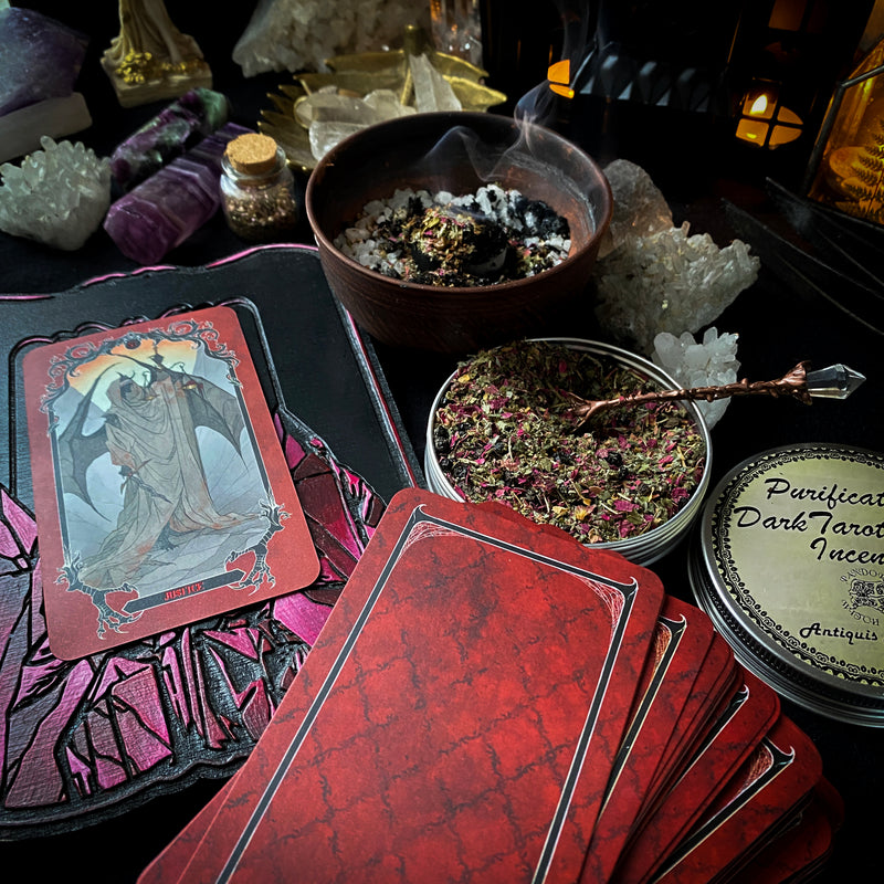 Purification Dark Tarot deck Incense