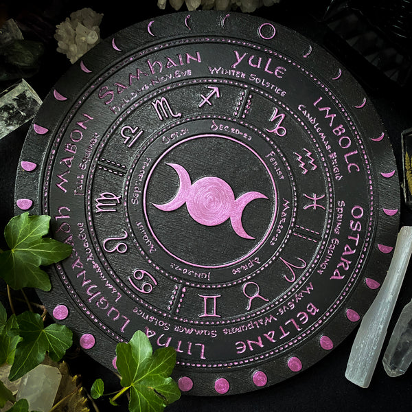 Wheel of the Year - Triple Moon - Pink - SS