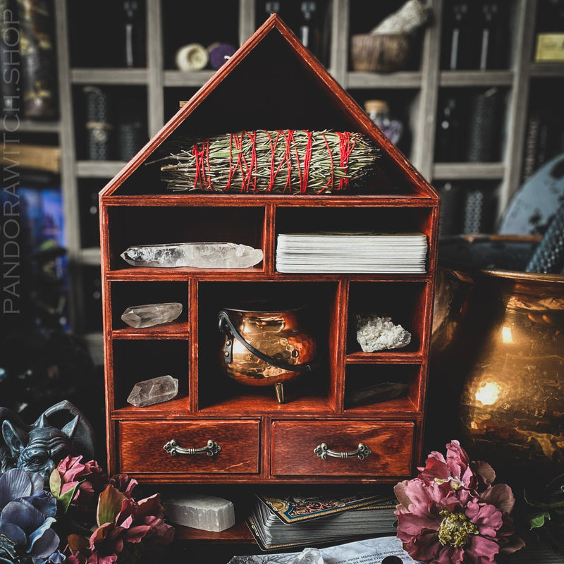 Shelf Witch House - Red wood - SS