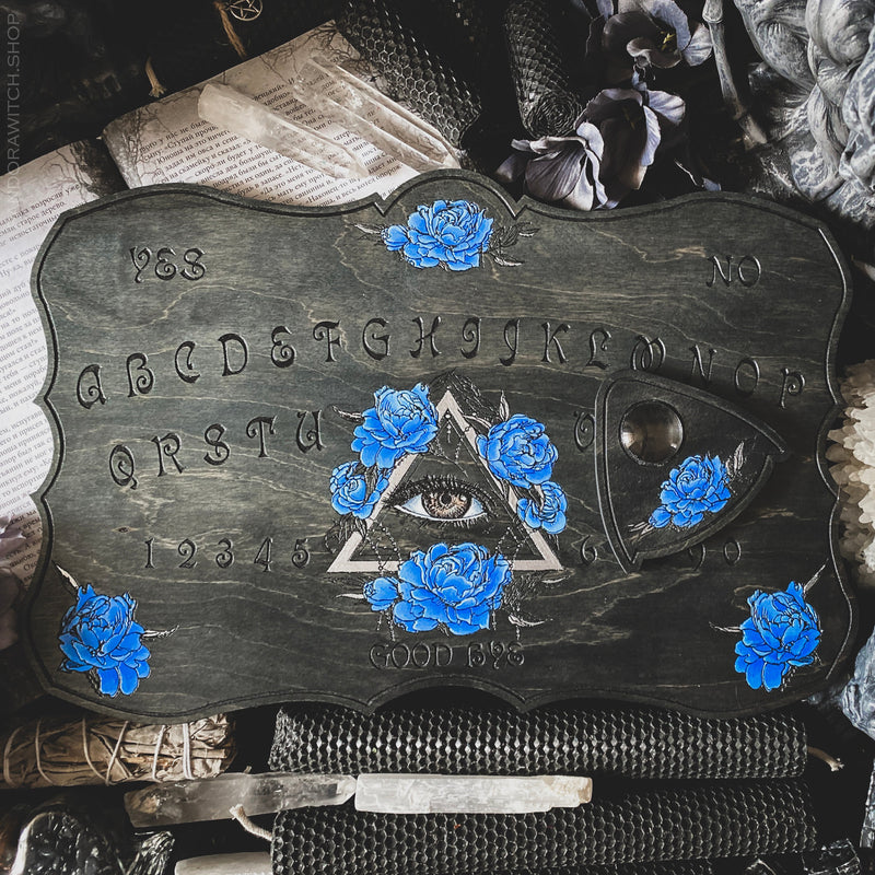 Ouija Board - All Seeing Eye Blue Blooms - SS