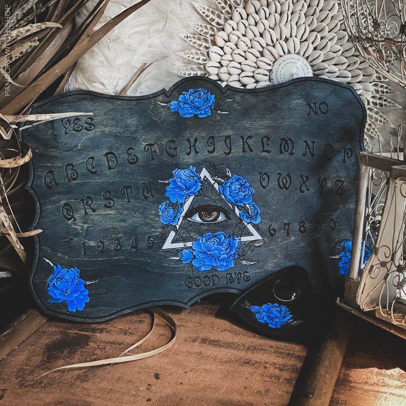 Ouija Board - All Seeing Eye Blue Blooms - SS