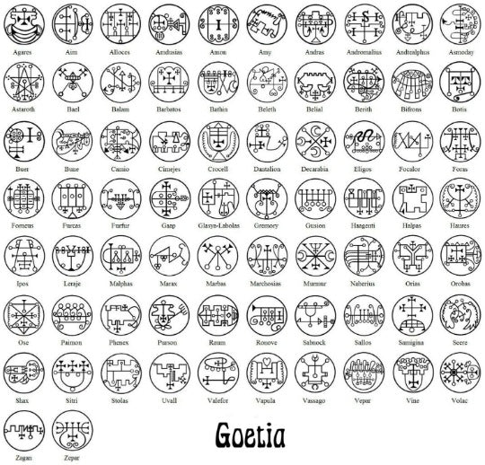Goetia Demon Sigil - Ars Goetia Demons - Gold - Belial and Decarabia- SS