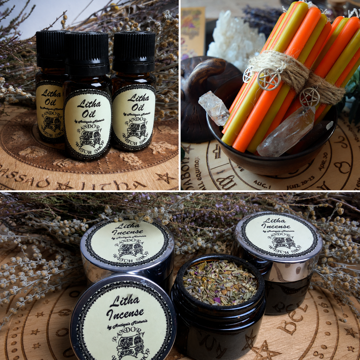 Litha Midsummer Kit - Oil, Incense & Candles