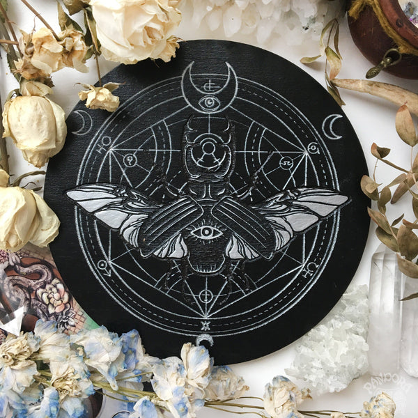 Magic Beetle - Altar Pentacle - Black\Silver
