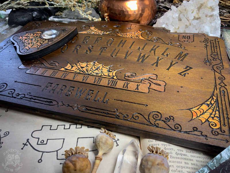 Ouija Board - Arcane Arachnid Dark wood - SS