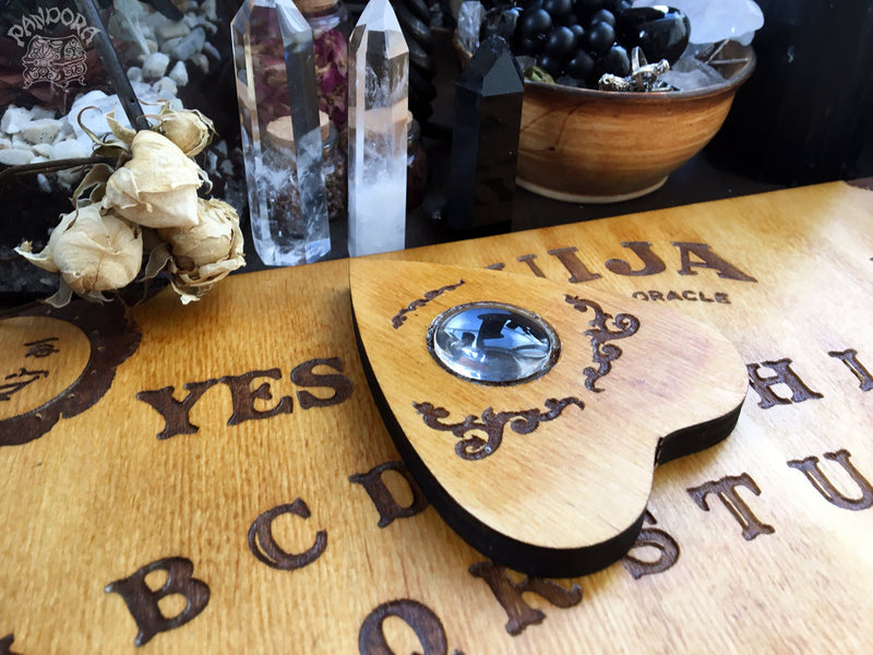 Ouija Board, Witch Board, Talking Board for calling spirits in traditional classic design