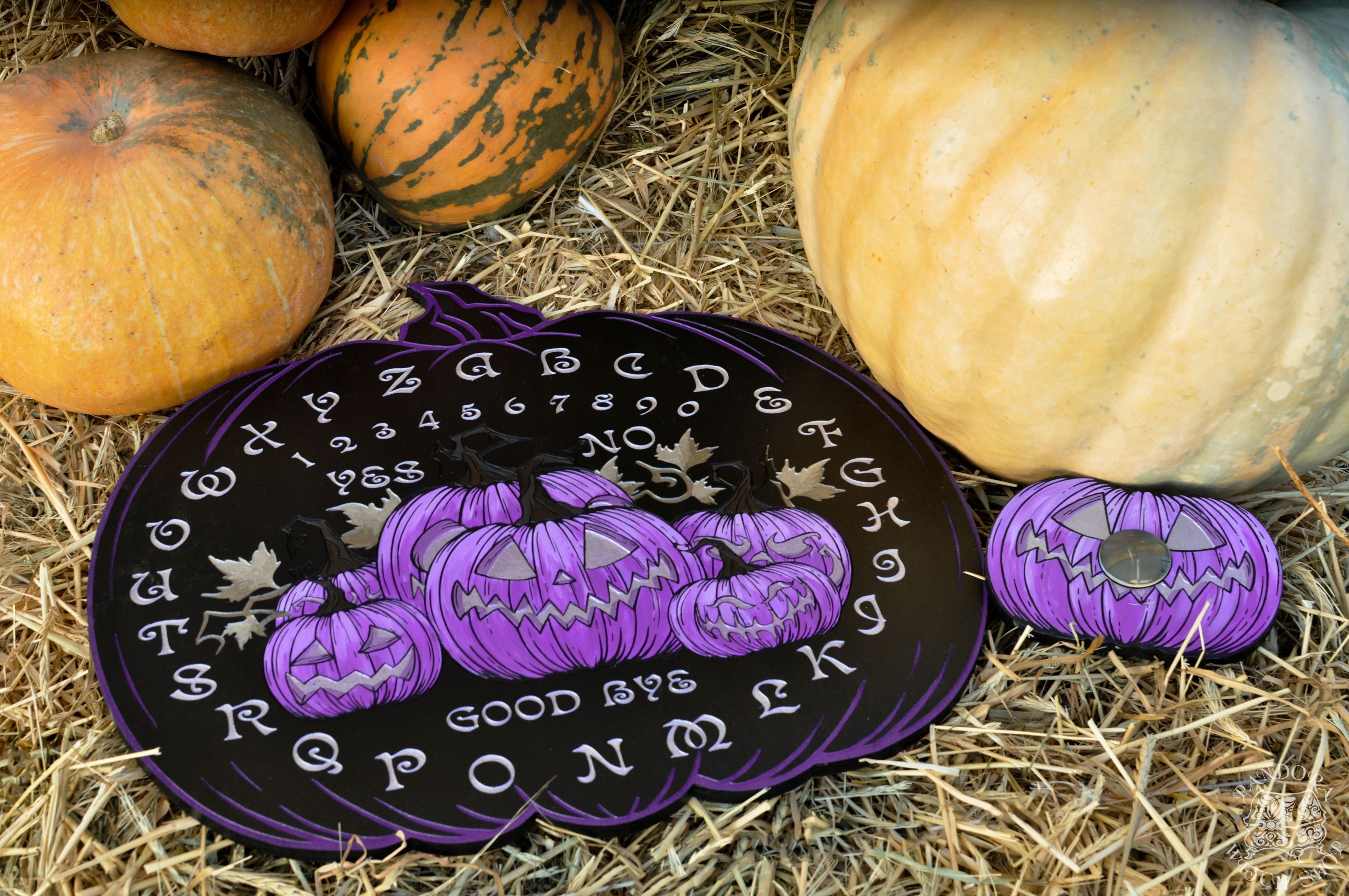 Ouija Board - Pumpkin Mood - Black - SS