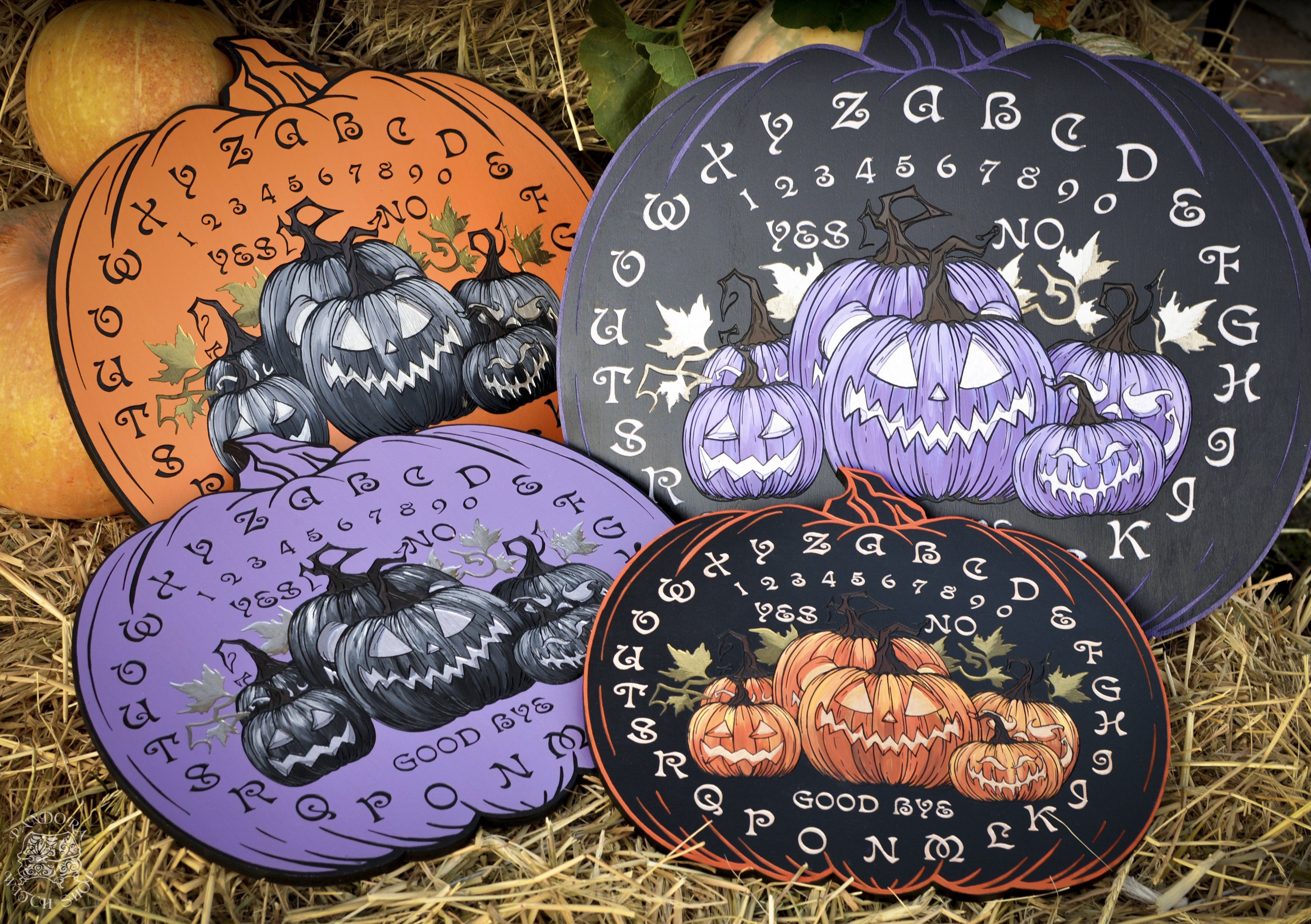 Ouija Board - Pumpkin Mood - Black - SS