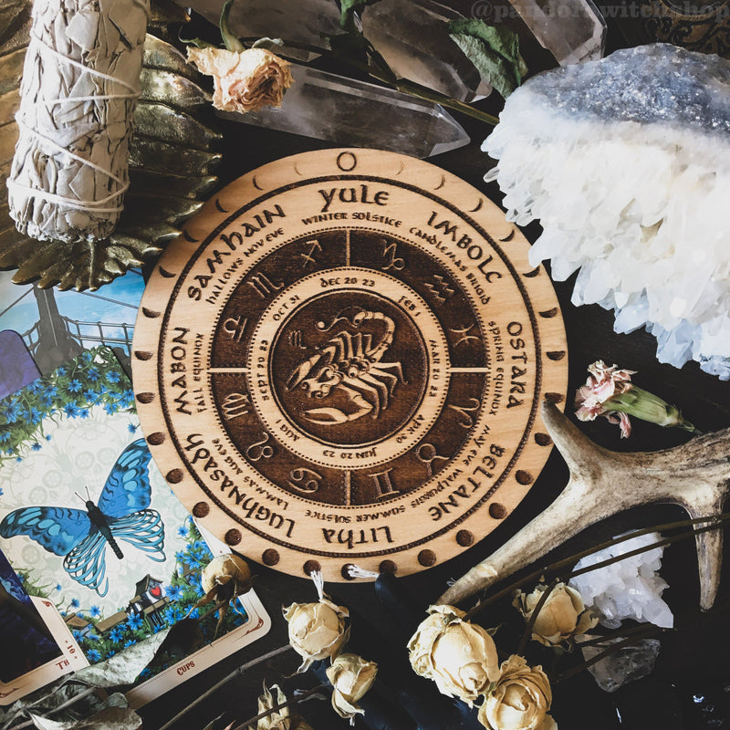 Wheel of the Year - Zodiac - Natural - SS