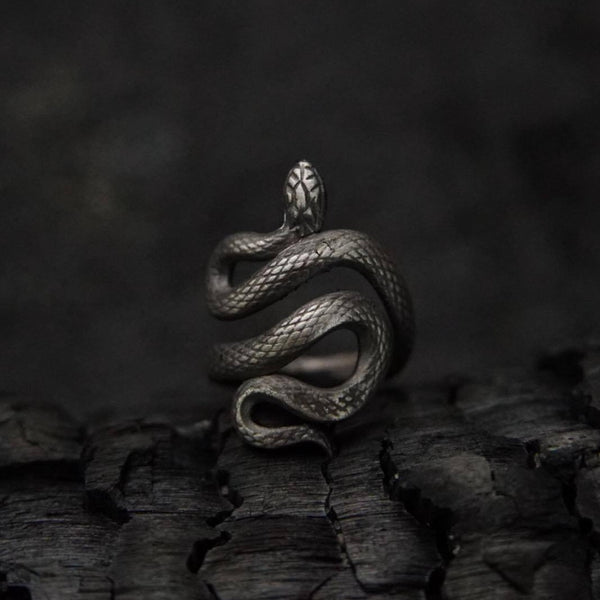 Silver Ring "Snake" - BIG
