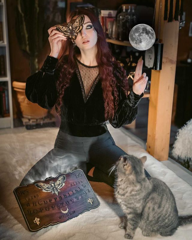 Ouija Board - Golden Death's head moth