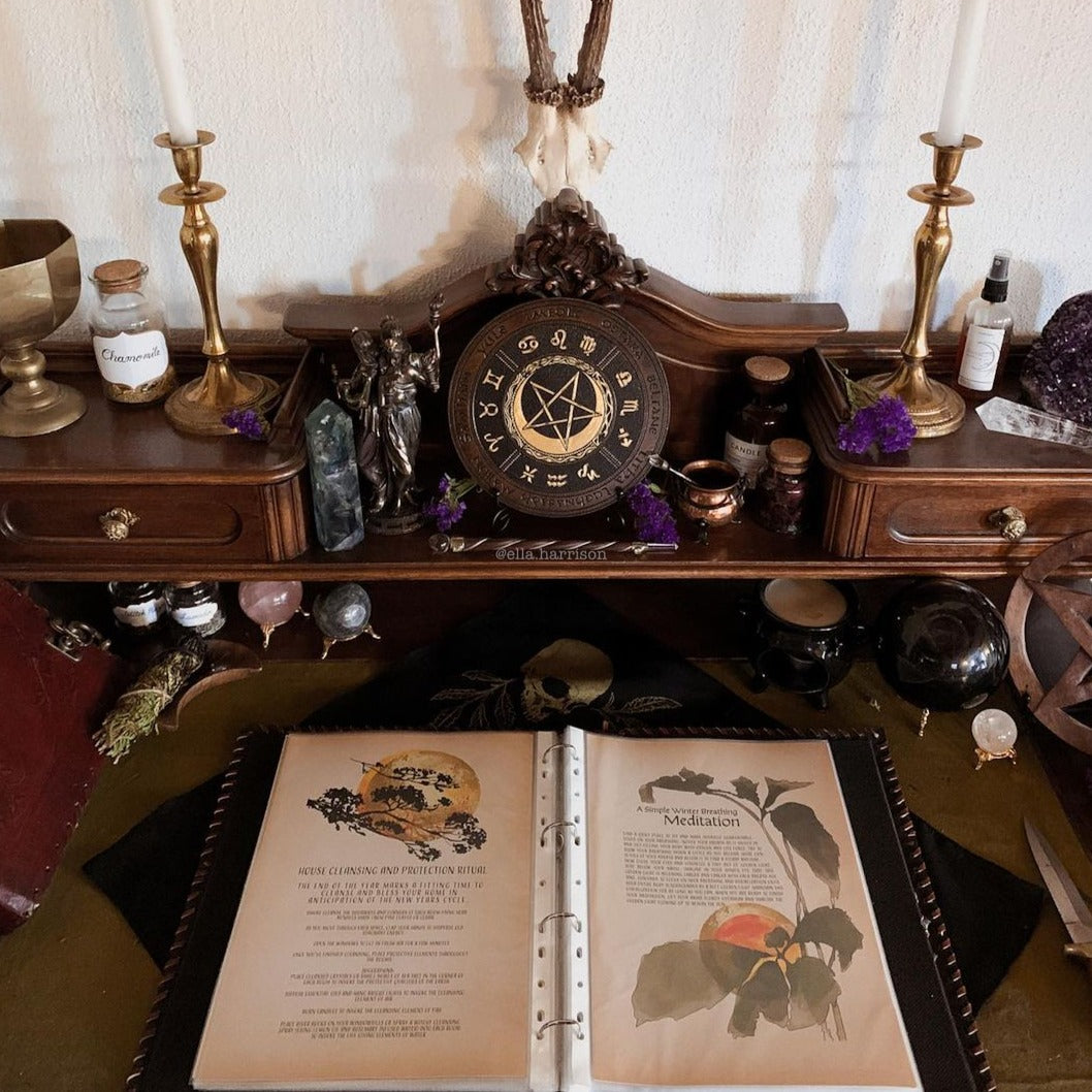 Wheel of the Year - PentaMoon - Dark\Gold