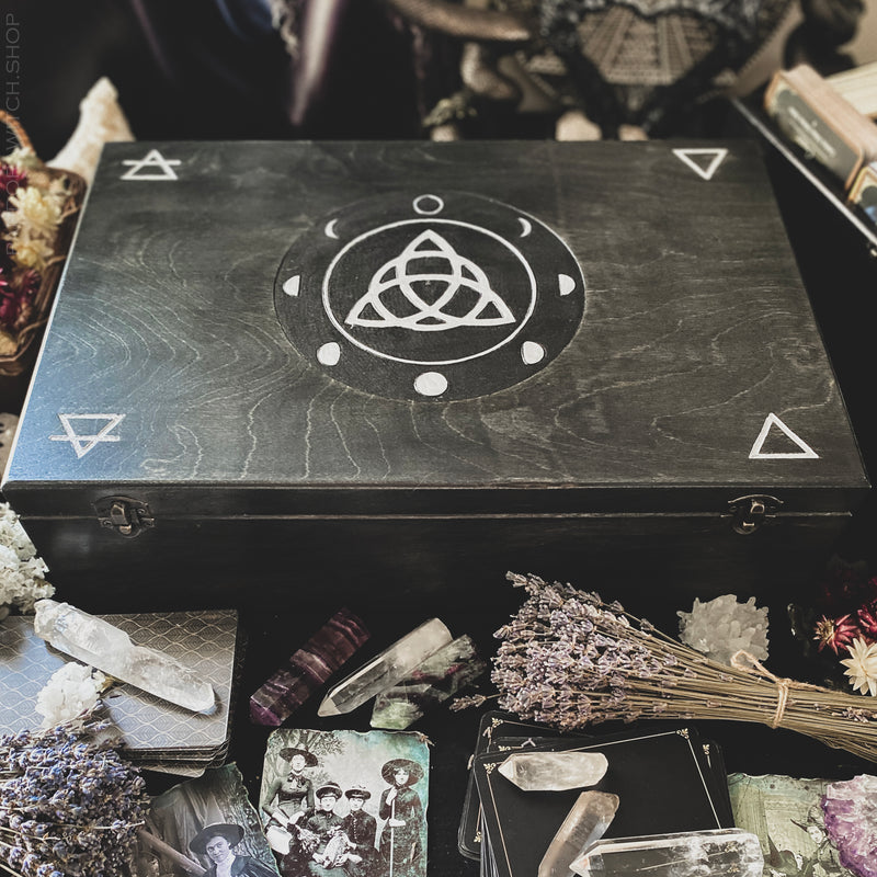 Altar Box - Lunar Triquetra