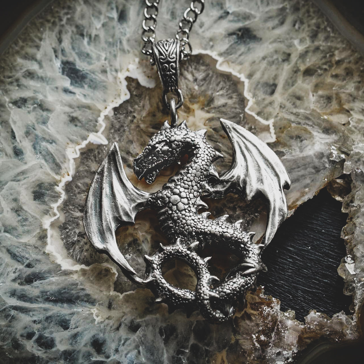 Silver pendant "Dragon"