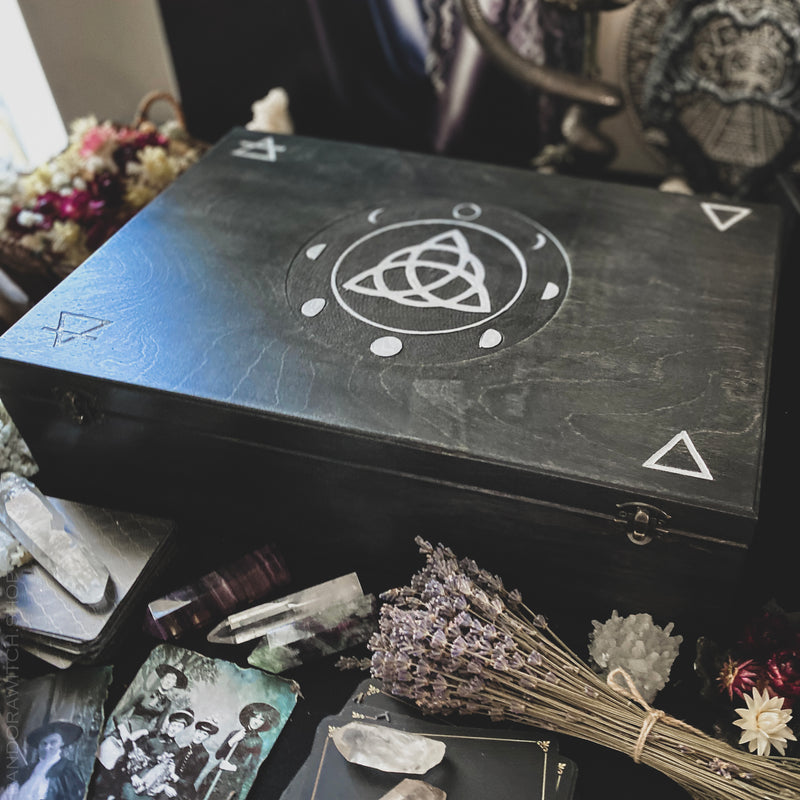 Altar Box - Lunar Triquetra