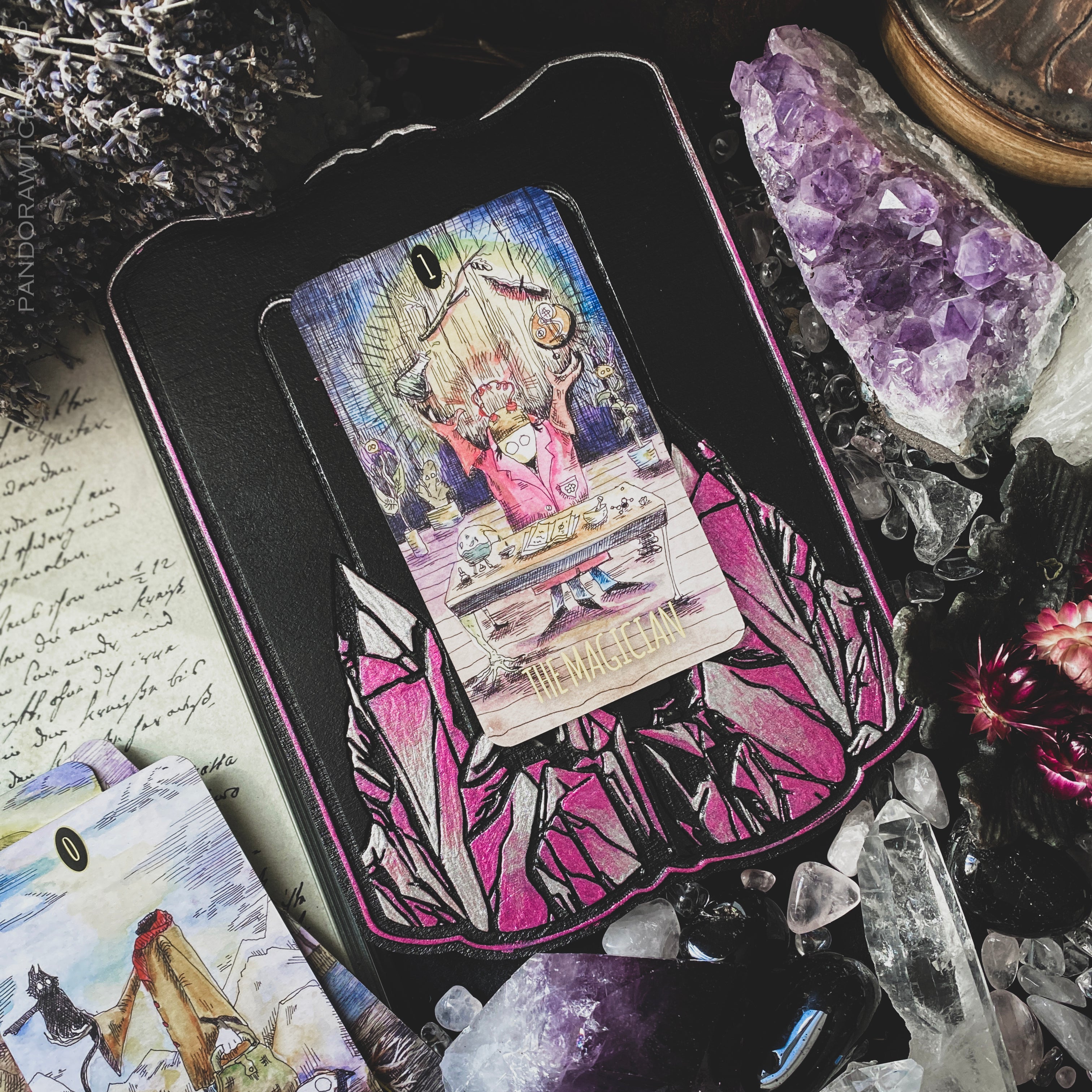 Tarot Board Card of the Day - Pink Crystals