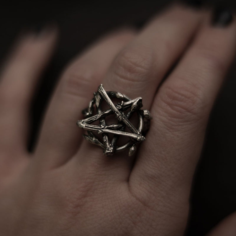 Silver Ring "Pentagram"