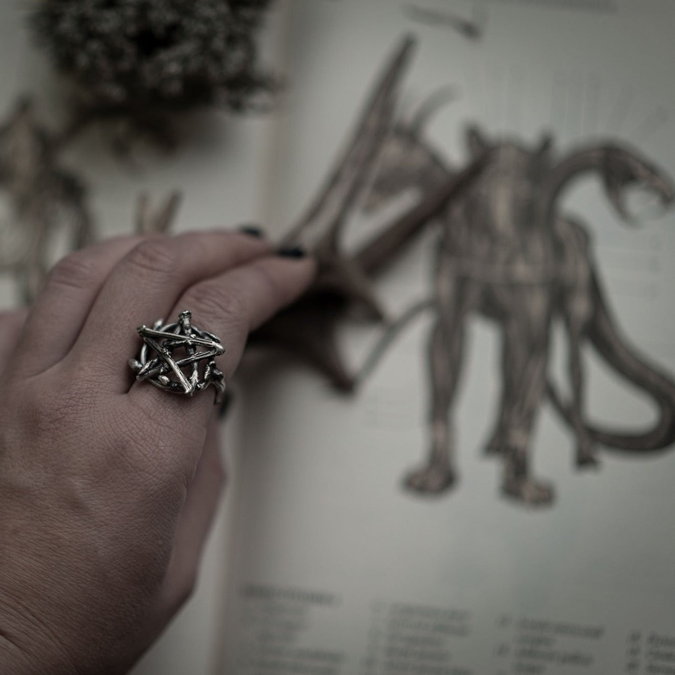 Silver Ring "Pentagram"