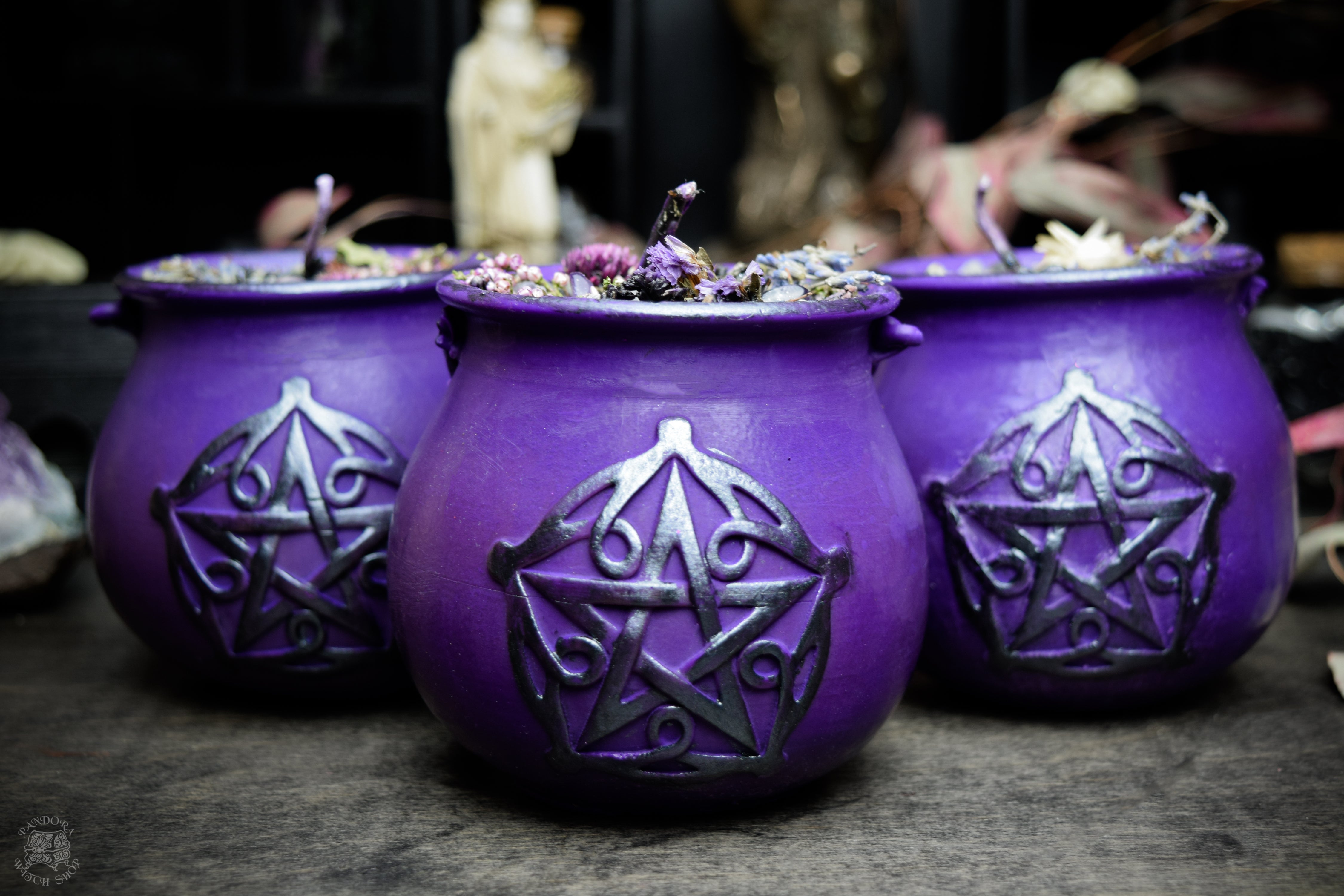 Witch Potion - The Lavender Spells - Beeswax candle