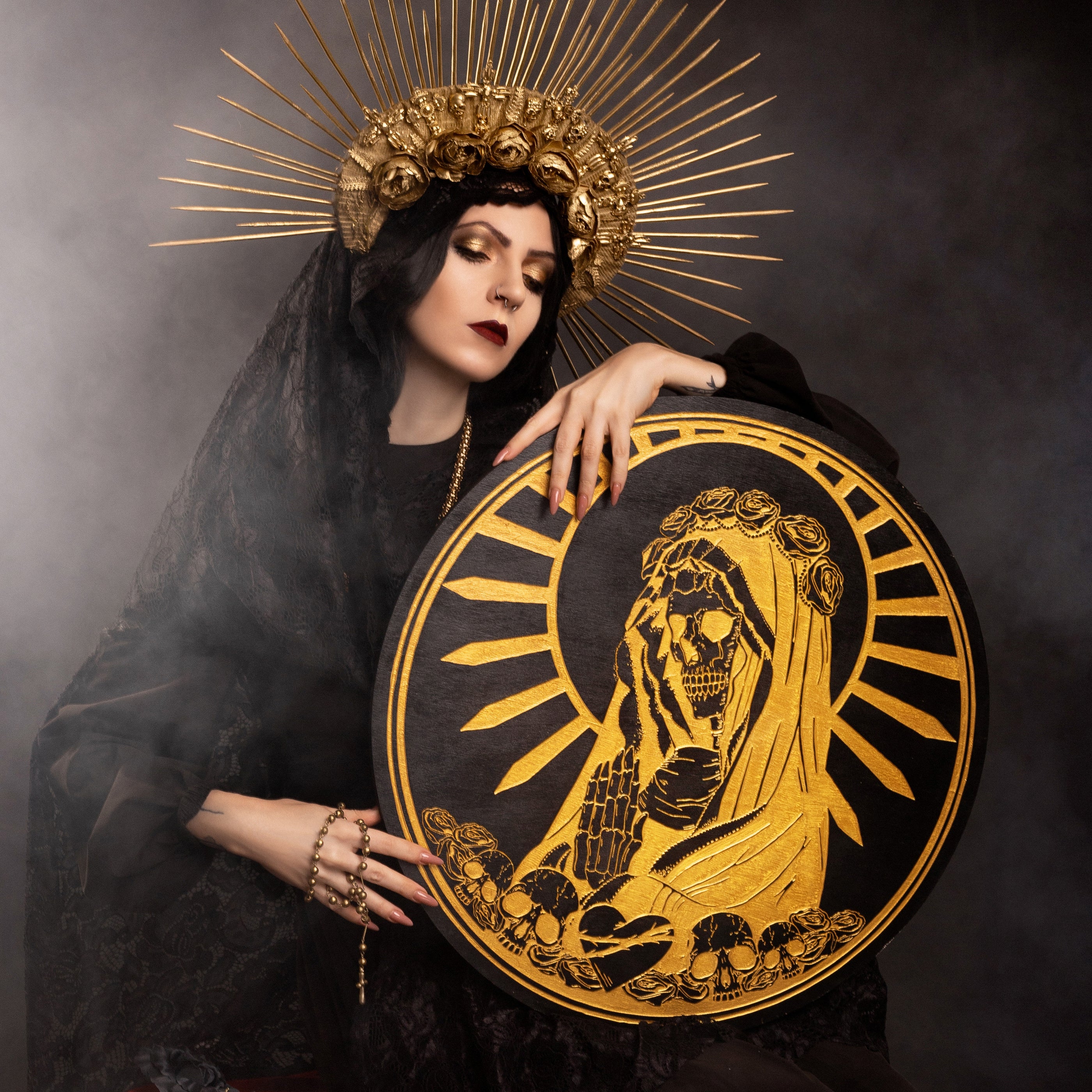 Golden Santa Muerte