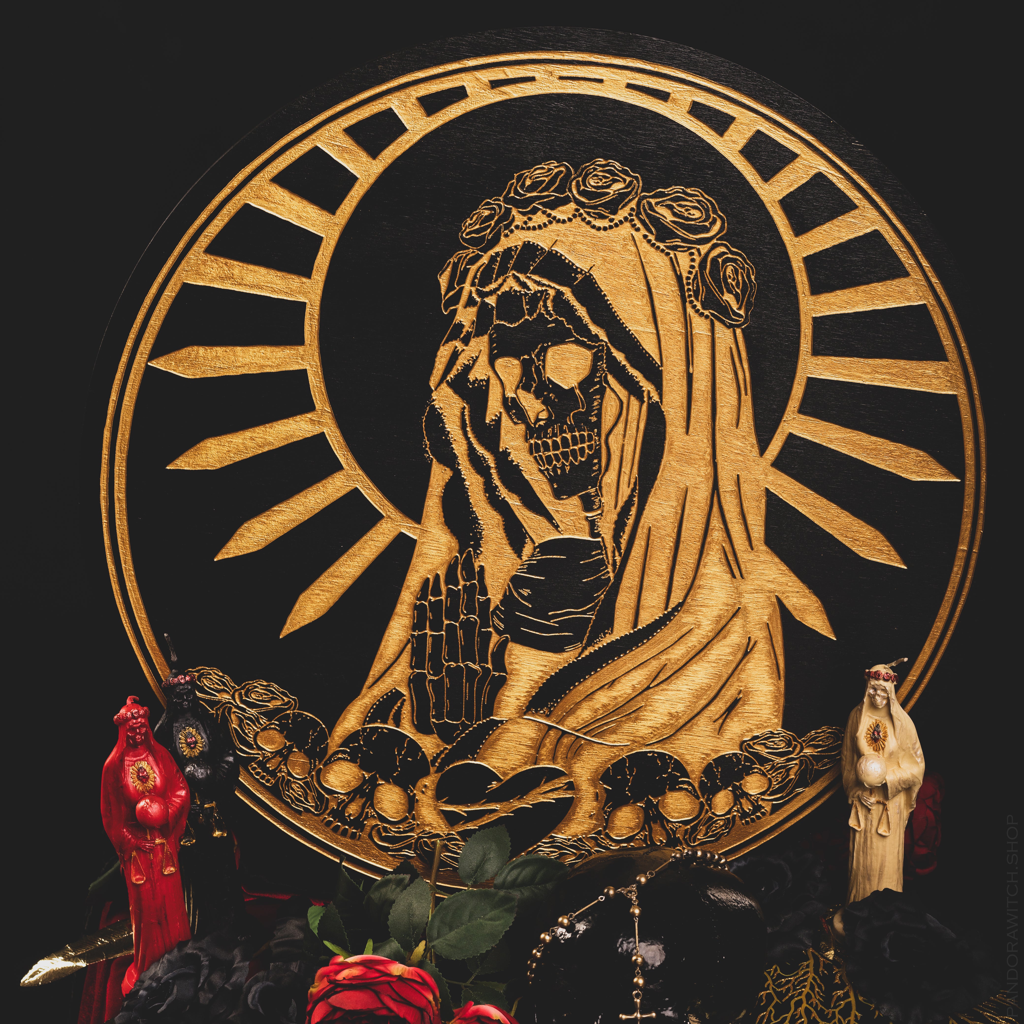 Golden Santa Muerte