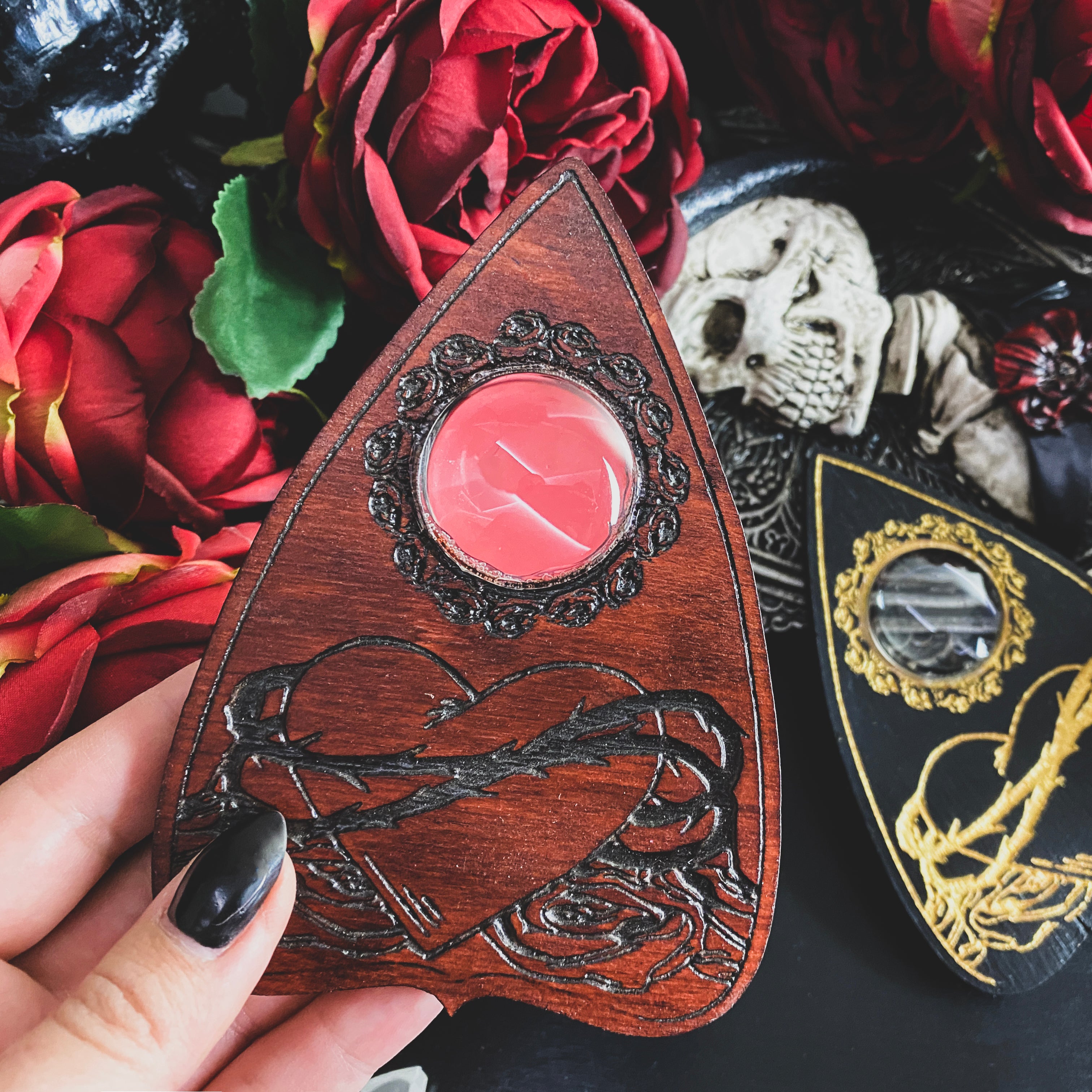 Planchette - Red Santa Muerte