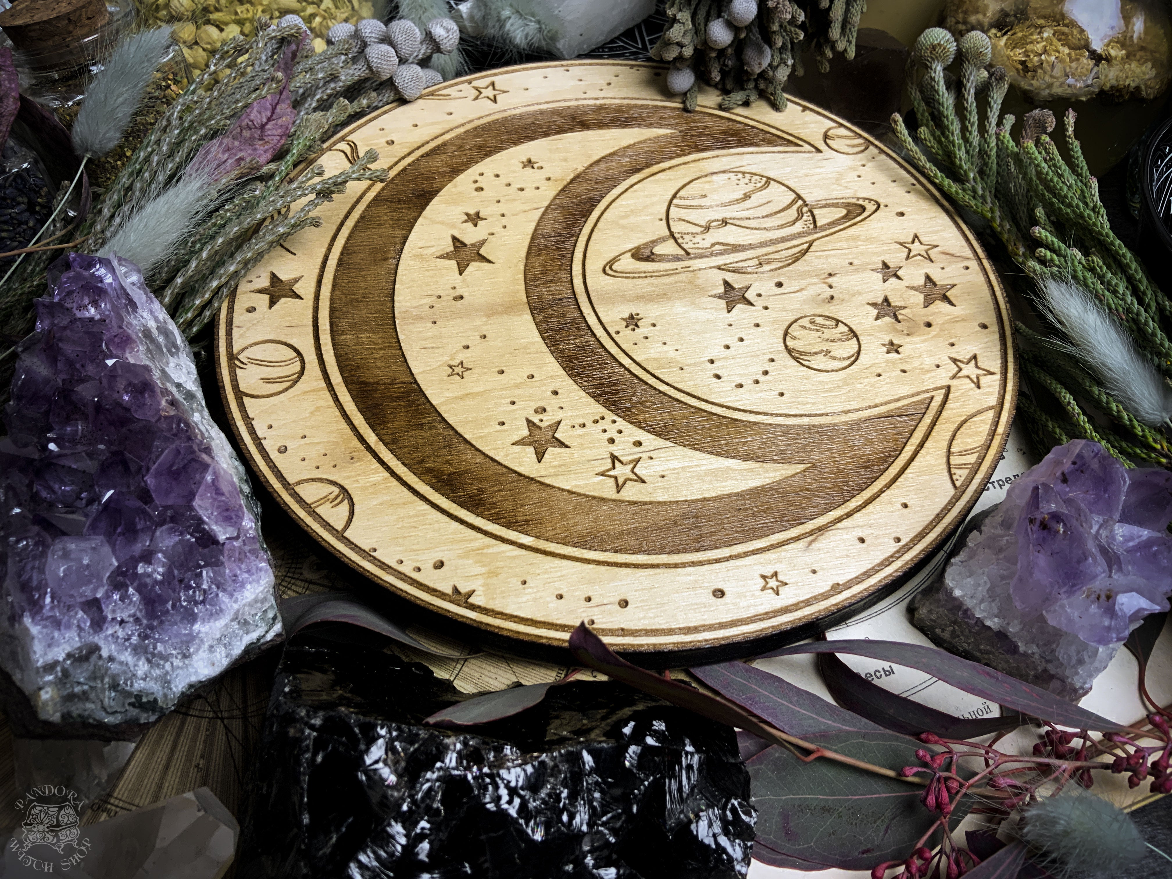 Altar Pentacle - Moon - Planetary Magic