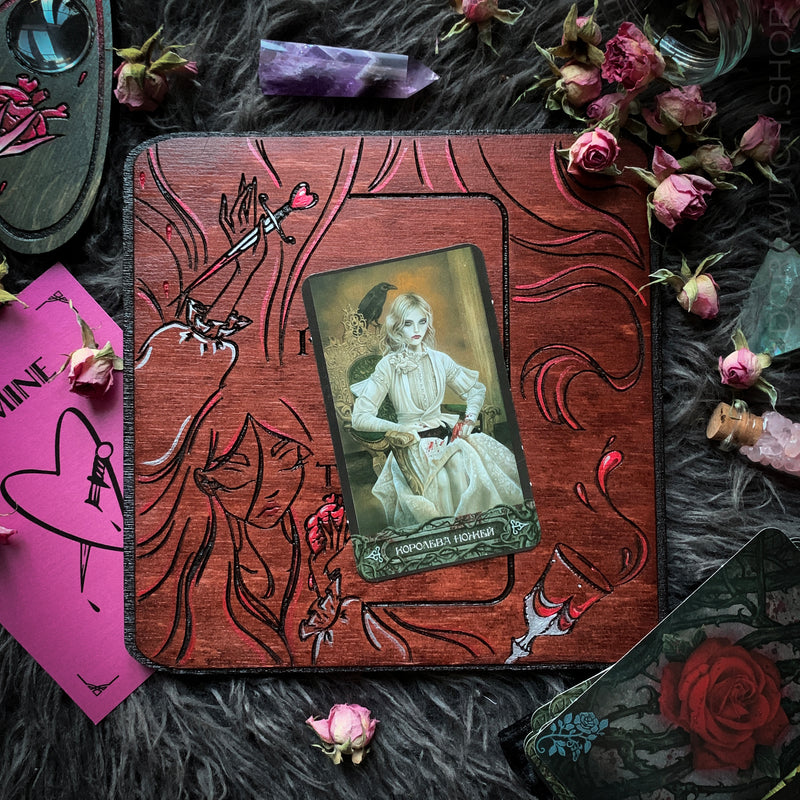 Tarot Board Card of the Day - Be Mine - Red