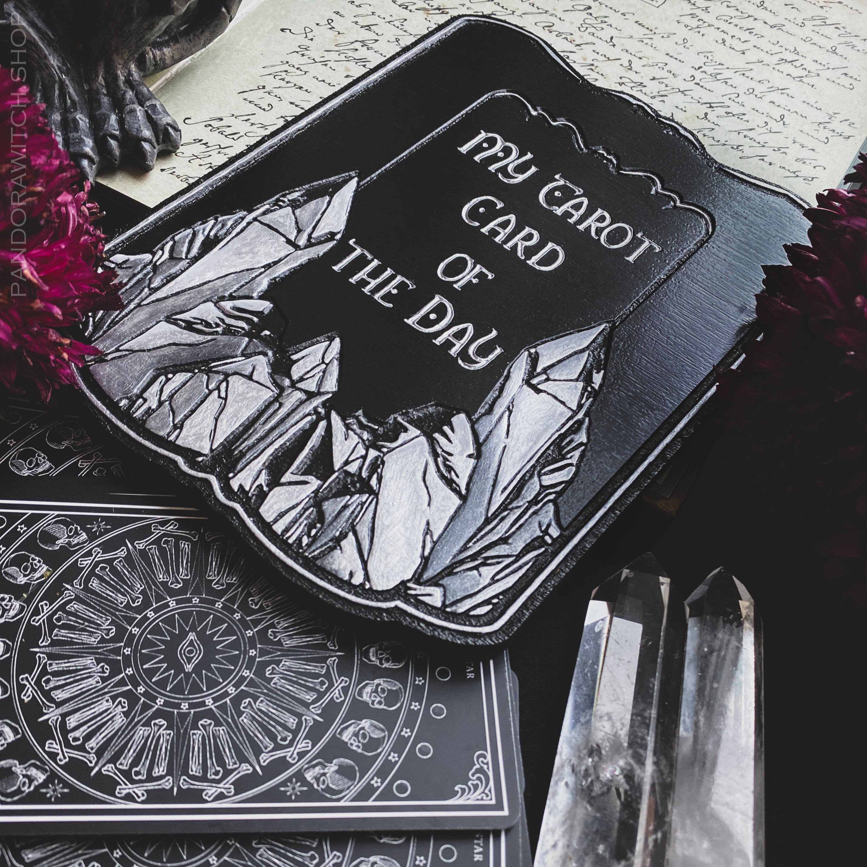 Tarot Board Card of the Day - Silver Crystals