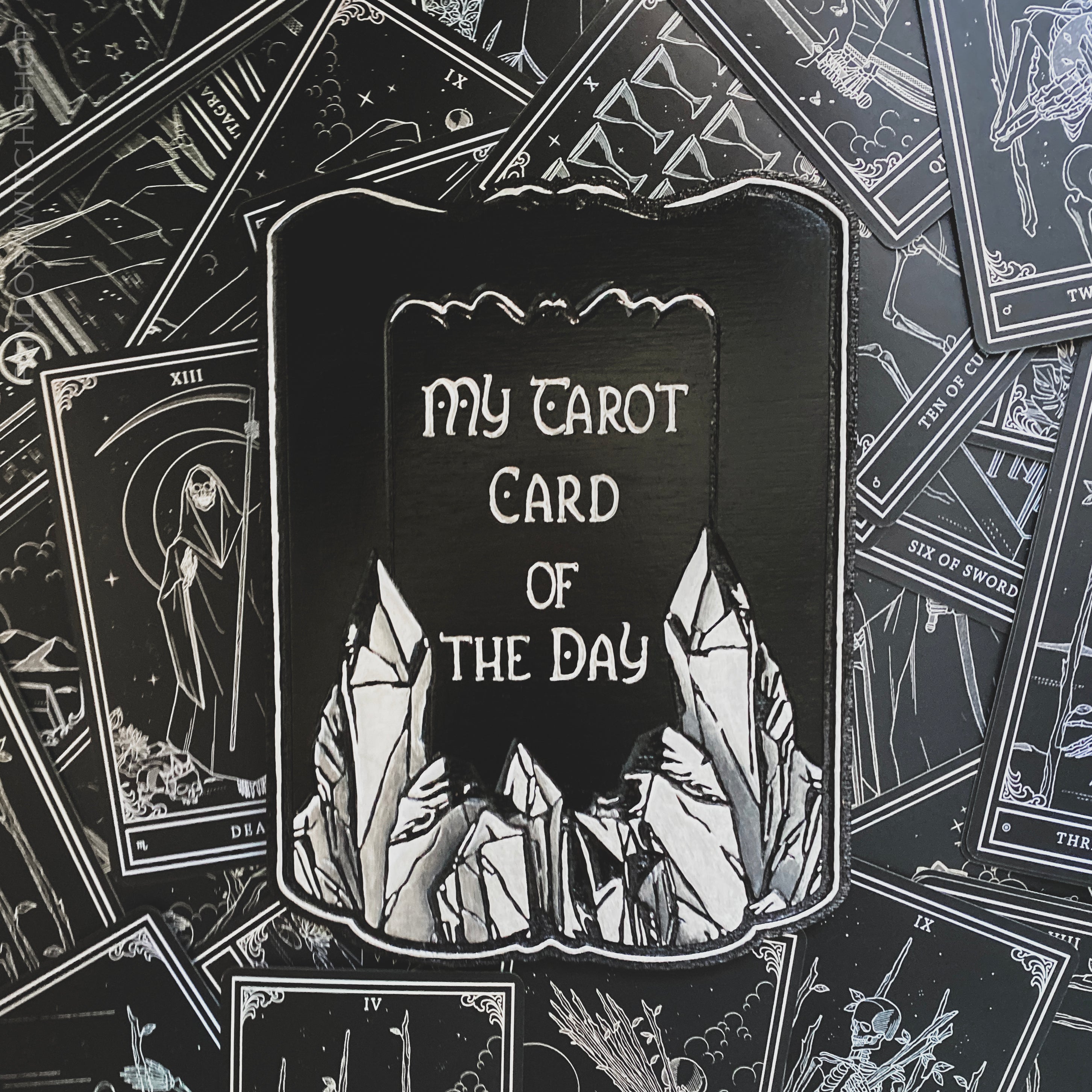 Tarot Board Card of the Day - Silver Crystals