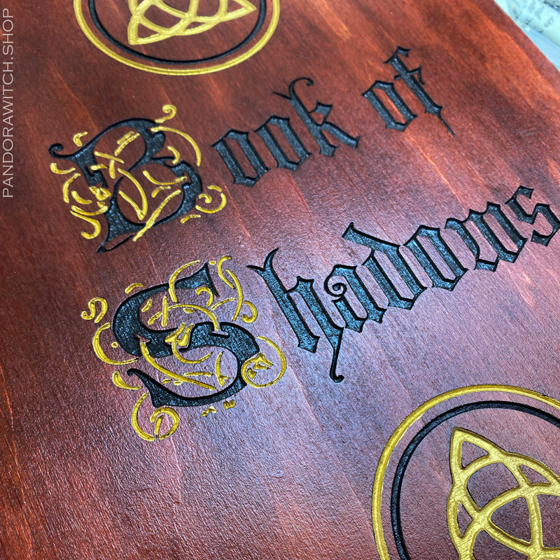 Book of Shadows - Triquerta - Red wood