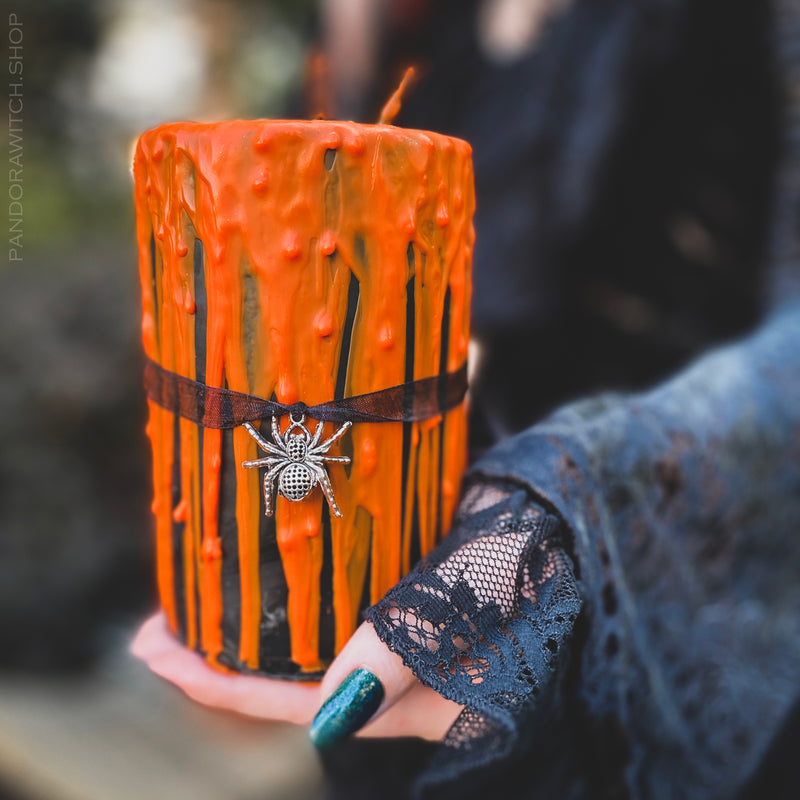 Gothika Pumkin Ghost - Beeswax candle
