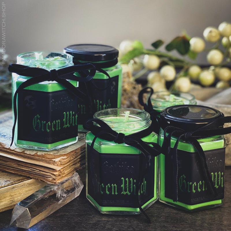 Gothika Green Witch - Scented Soy Candle