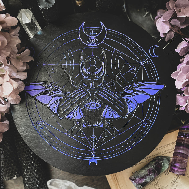 Purple Beetle - Altar pentacle