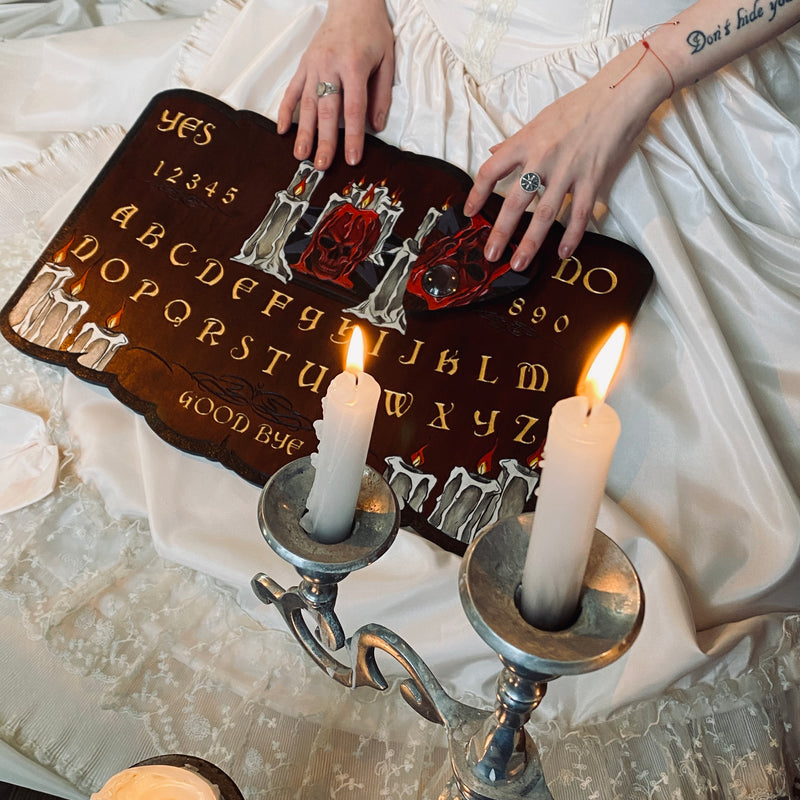 Ouija Tablero Ritualizado Para Sesiones / Ritualized Ouija Board Divination