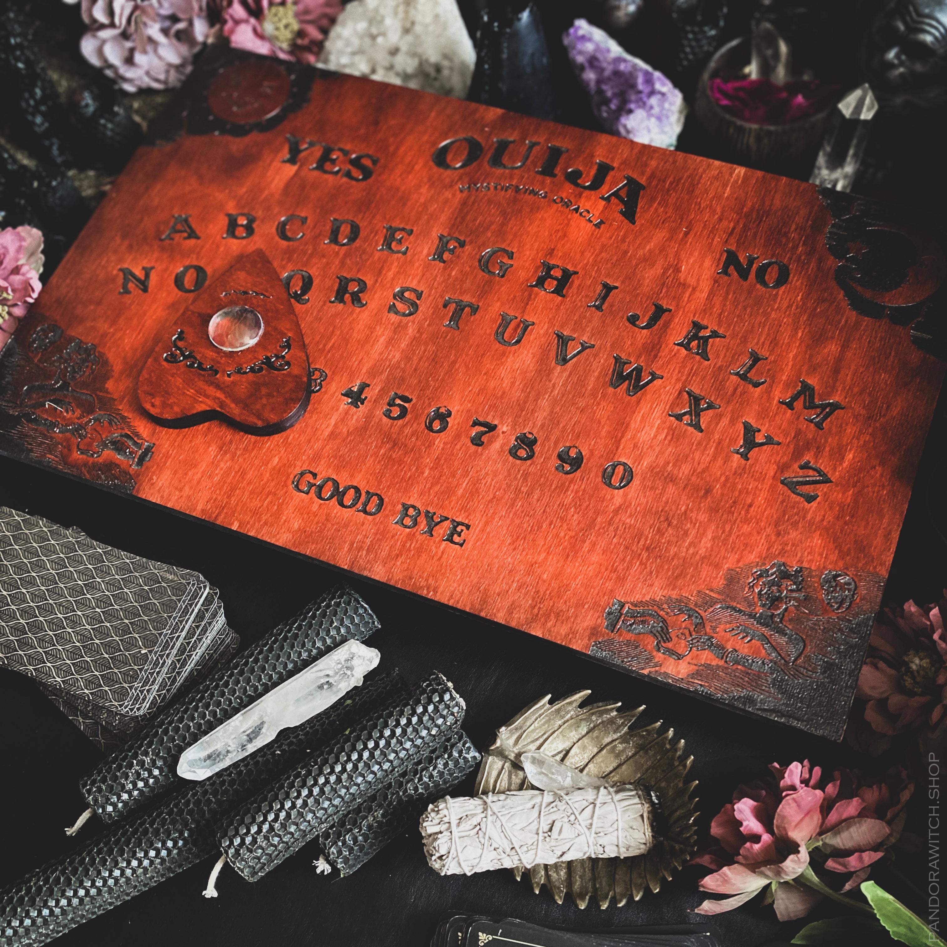 Ouija Board - Classic - Red Wood