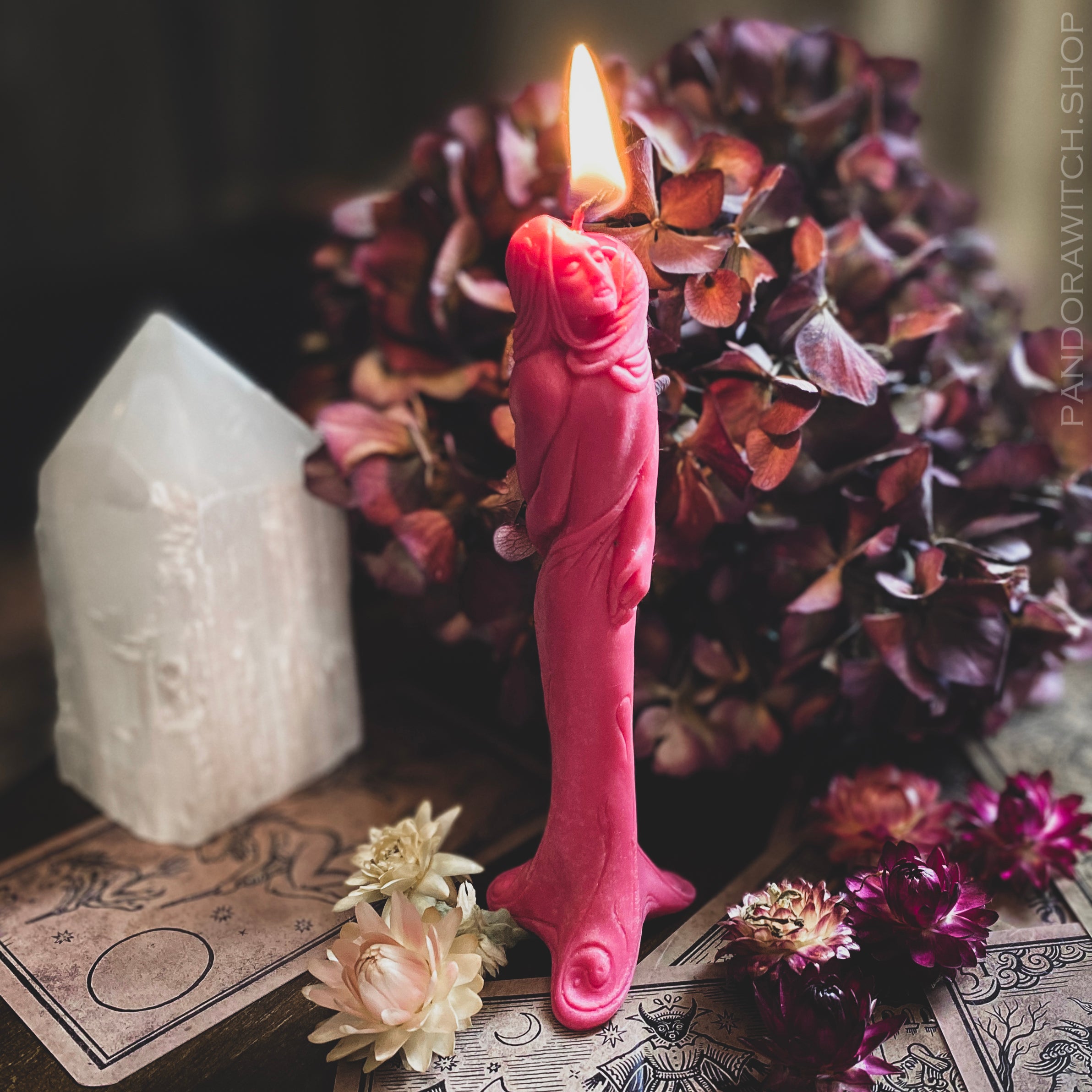 Pink Lovers - Beeswax candle