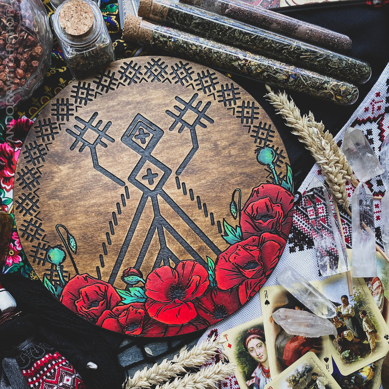 Altar Amulet - Bereginya - Dark wood