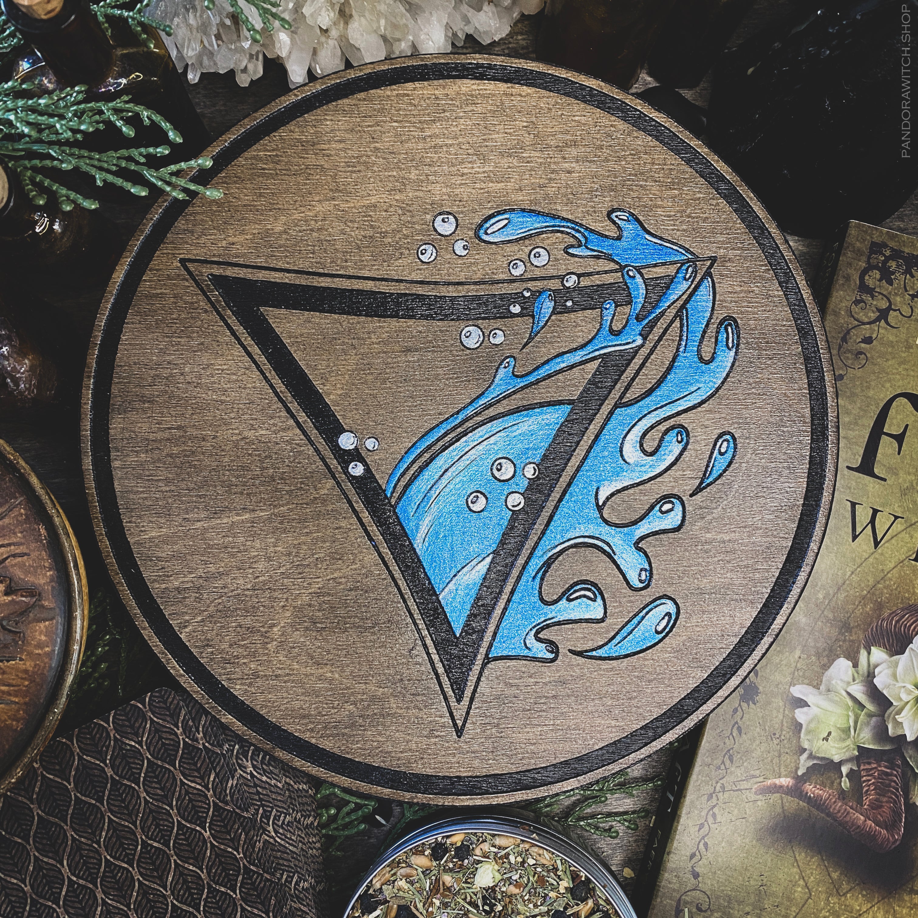 Altar Pentacle - Water - Elemental Magic - Multicolor