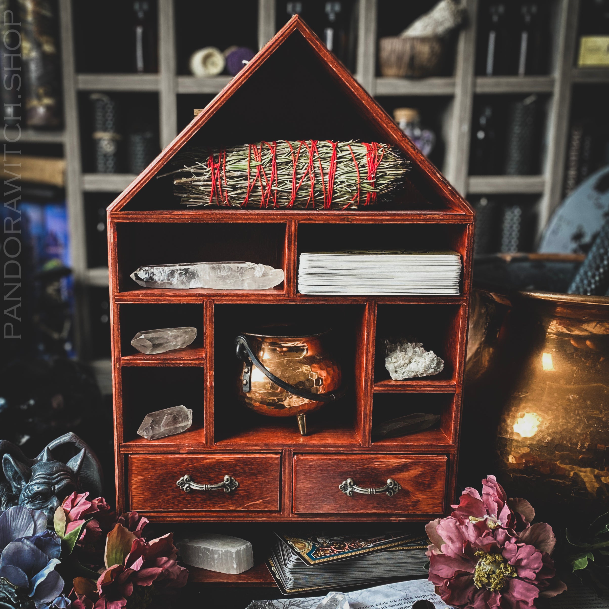 Shelf Witch House - Red wood