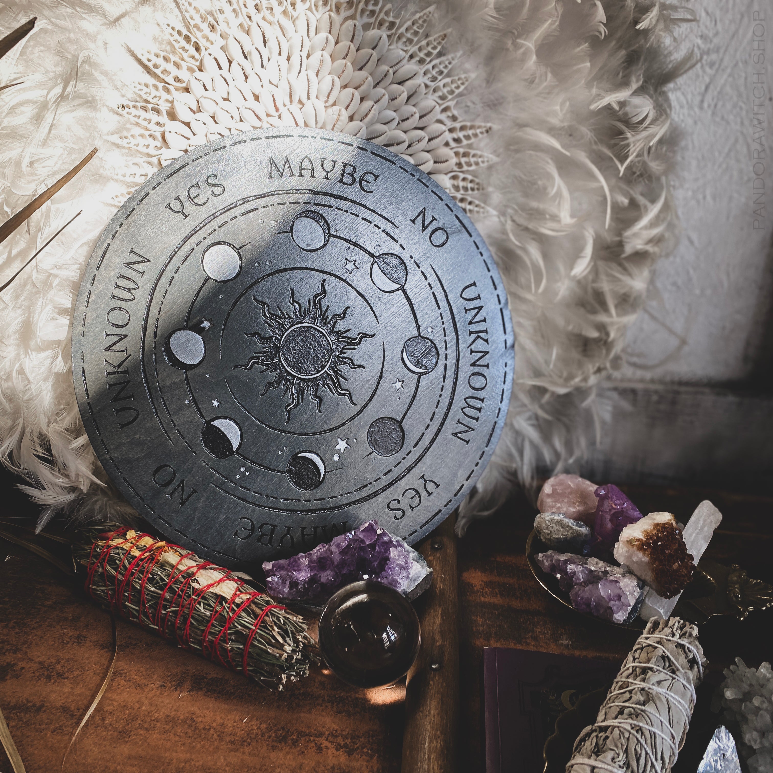 Pendulum Board - Moon Phase Gray