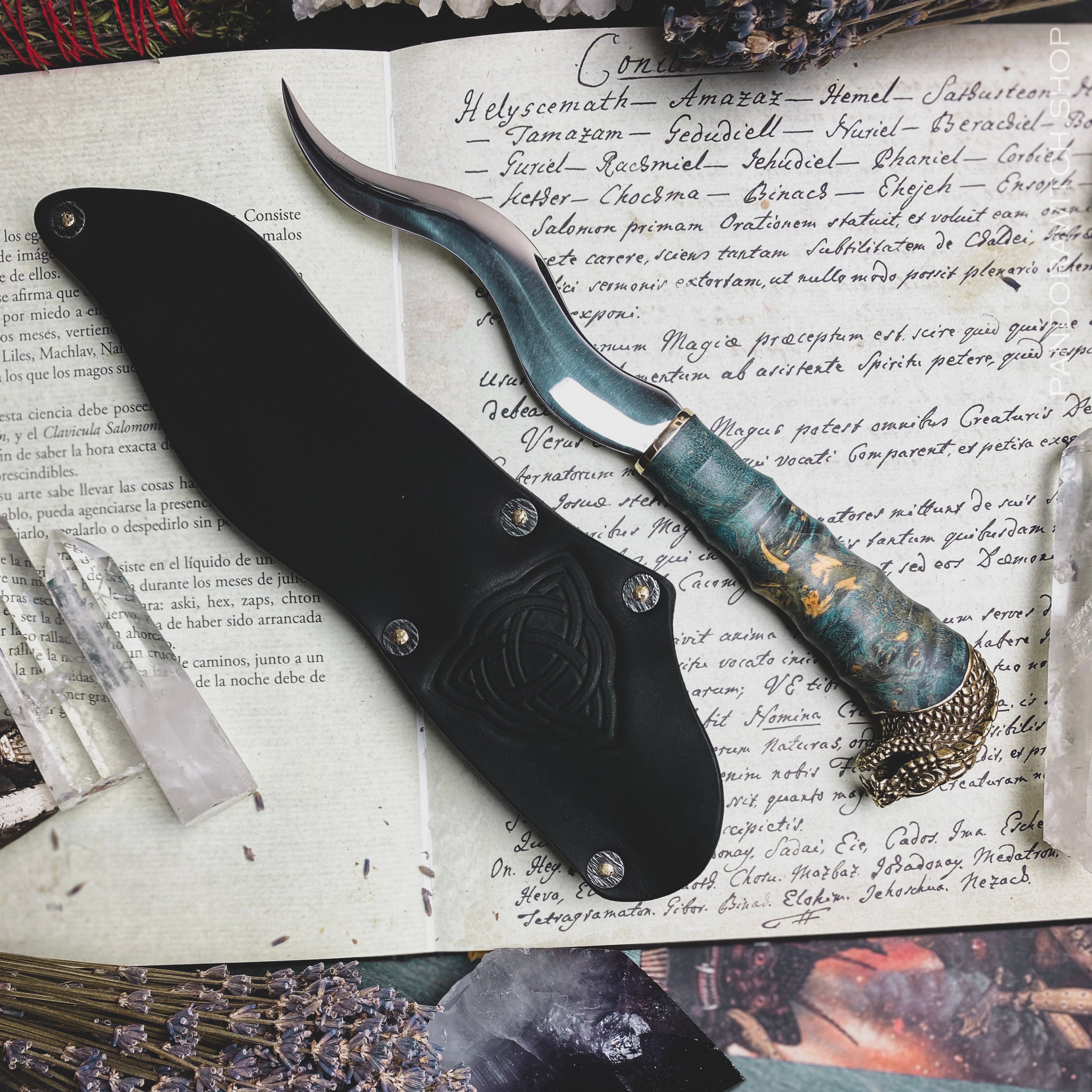 Athame - Green Cobra