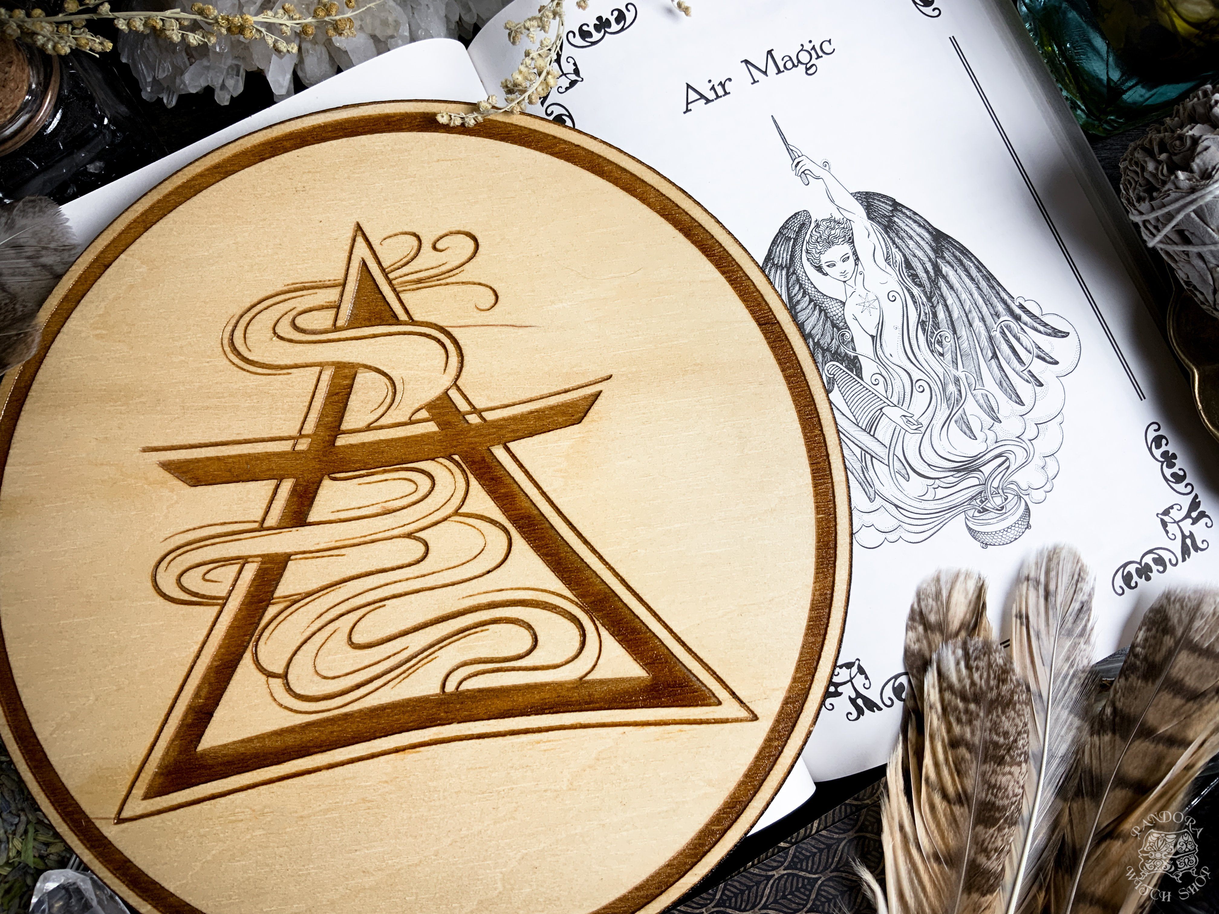 Altar Pentacles - Altar Pentacle - Air - Elemental Magic