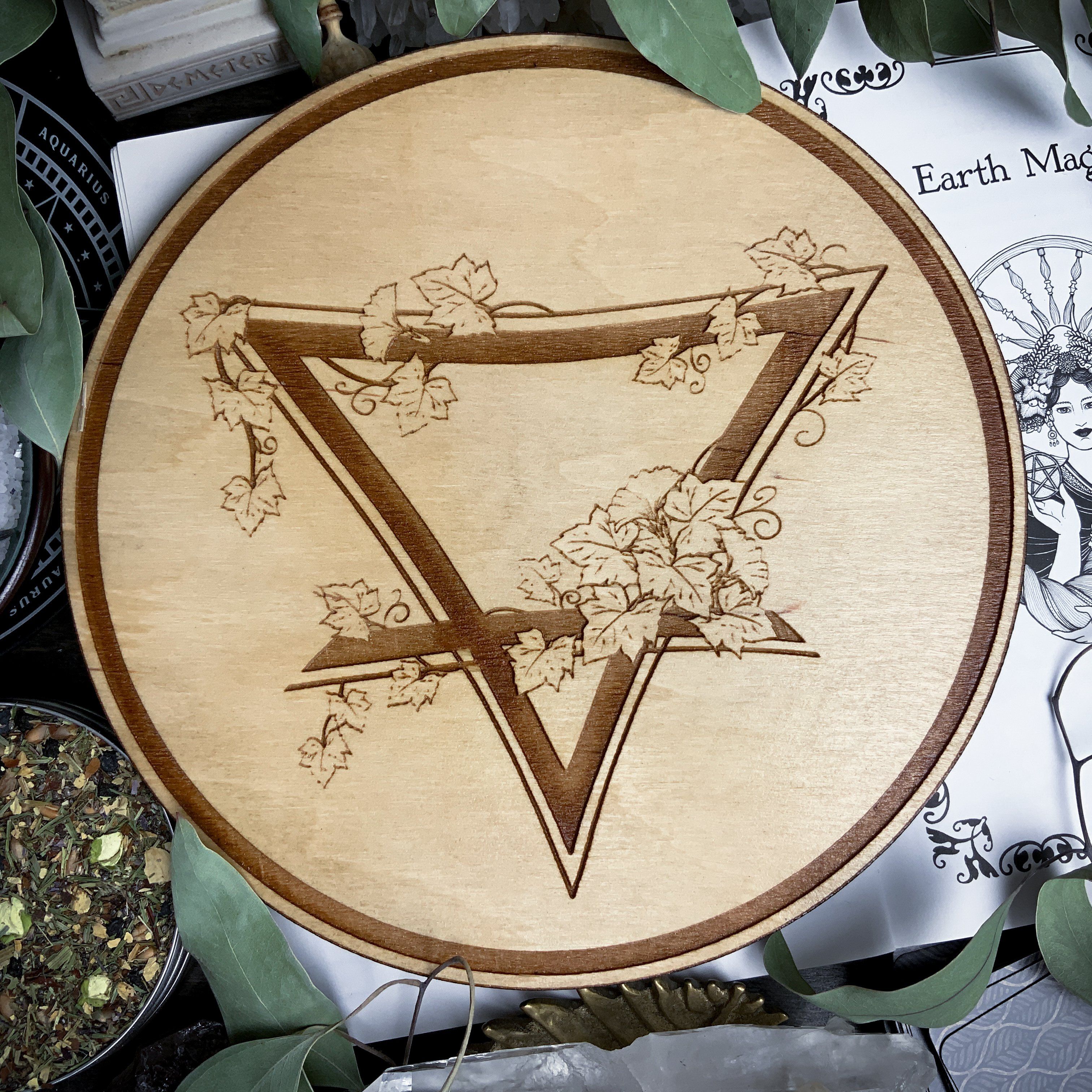 Altar Pentacles - Altar Pentacle - Earth - Elemental Magic