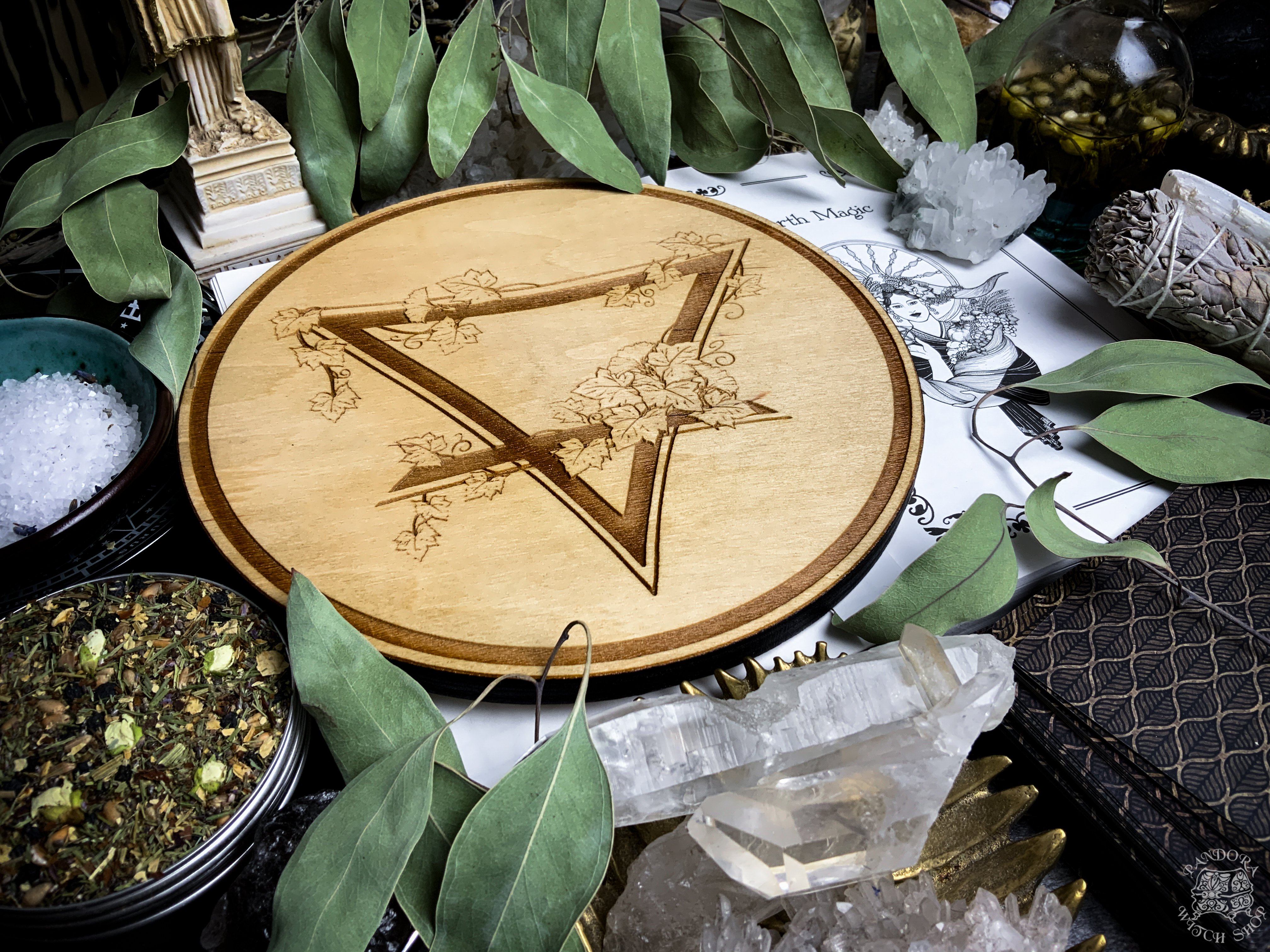 Altar Pentacles - Altar Pentacle - Earth - Elemental Magic